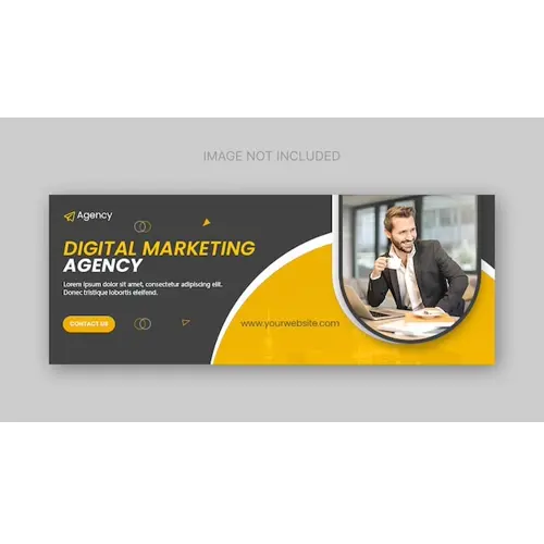 Digital marketing agency and corporate facebook cover template
