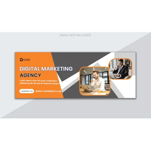 Digital marketing agency and corporate facebook cover template