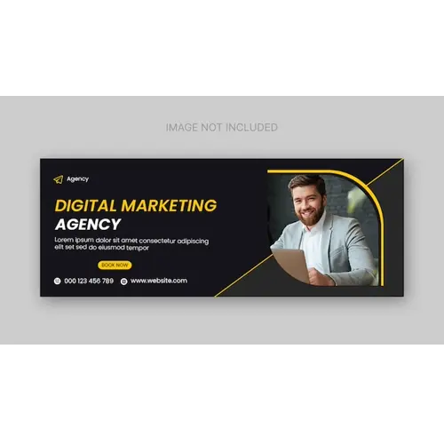 Digital marketing agency and corporate facebook cover template