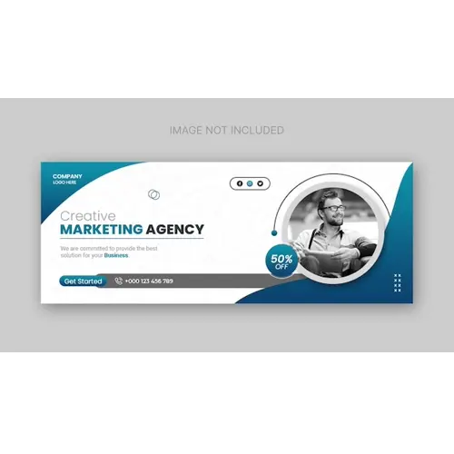 Digital marketing agency and corporate facebook cover template