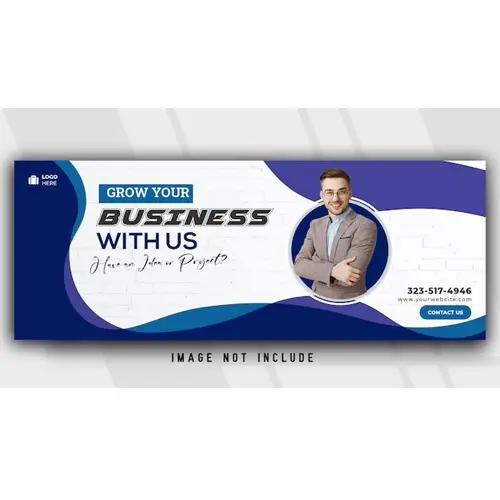 Digital marketing agency and corporate facebook cover template