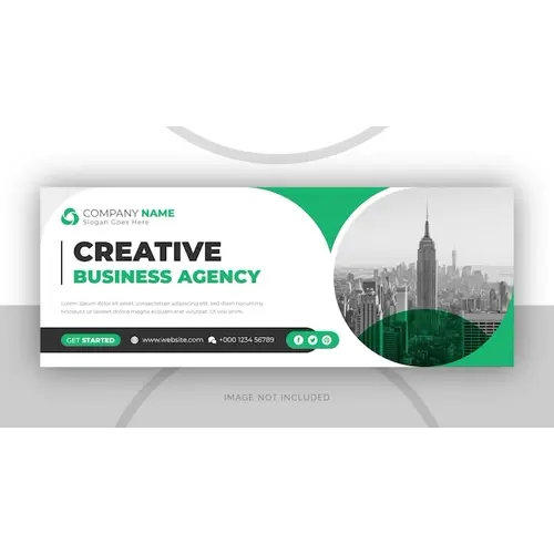 Digital marketing agency and corporate facebook cover template