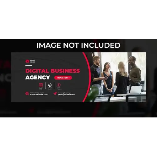 Digital marketing agency and corporate facebook cover template