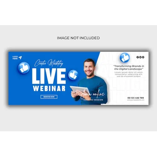 Digital marketing agency and corporate Facebook cover template