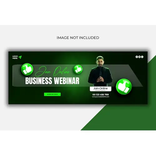 Digital marketing agency and corporate Facebook cover template