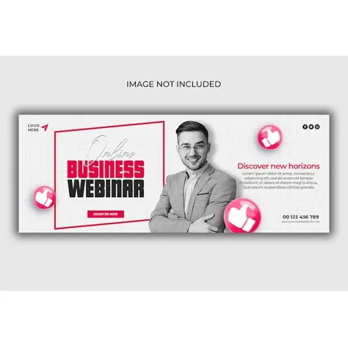 Digital marketing agency and corporate Facebook cover template