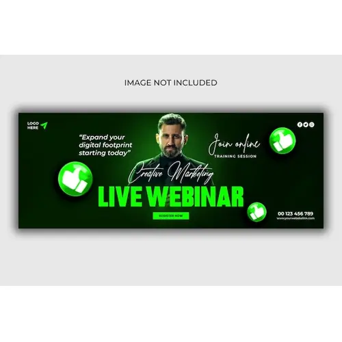 Digital marketing agency and corporate Facebook cover template