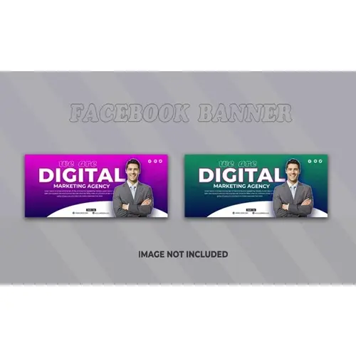 Digital marketing agency and corporate facebook cover template