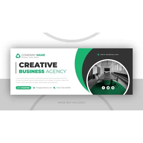 Digital marketing agency facebook banner template