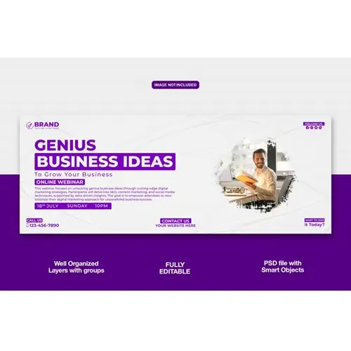 Digital Marketing Agency Facebook cover banner or corporate template