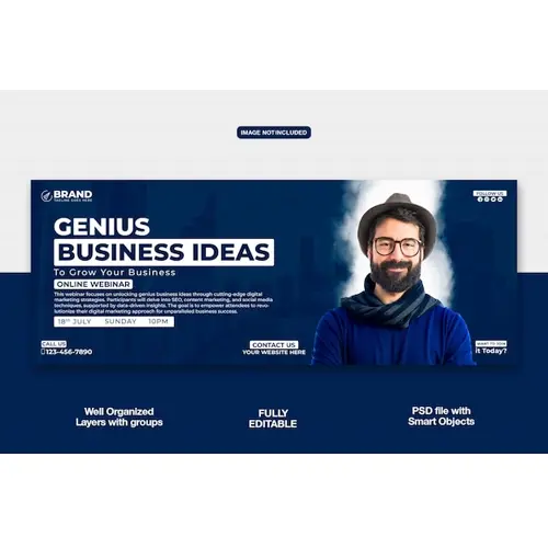 Digital Marketing Agency Facebook cover banner or corporate template