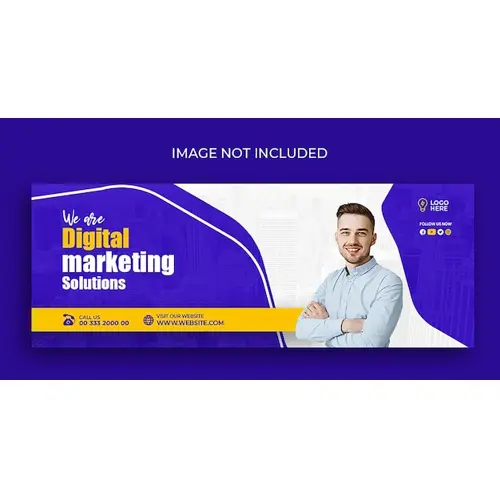 Digital marketing agency Facebook cover banner for social media