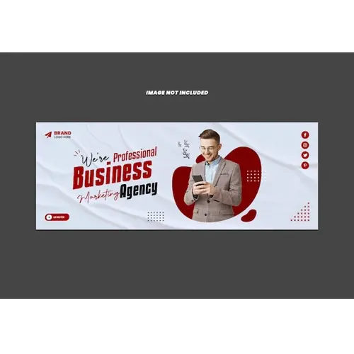 Digital Marketing Agency Facebook Cover Design PSD Template