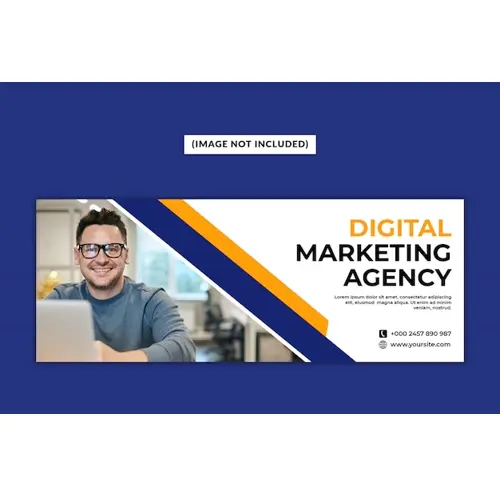 Digital Marketing Agency Facebook Cover Page Template