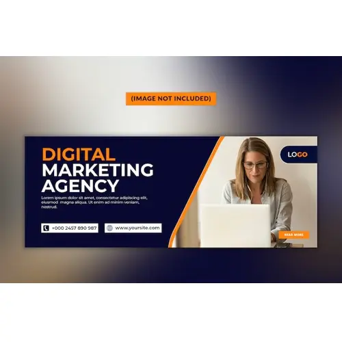 Digital Marketing Agency Facebook Cover Page Template