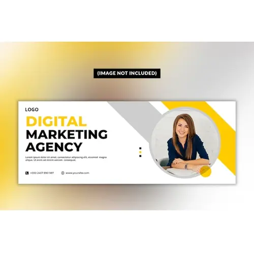 Digital Marketing Agency Facebook Cover Page Template