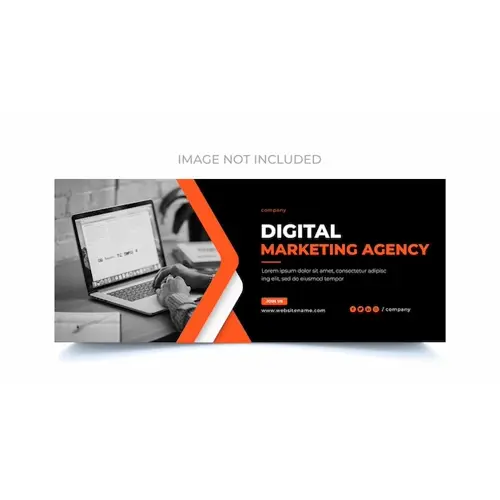 Digital marketing agency facebook cover photo and web banner design