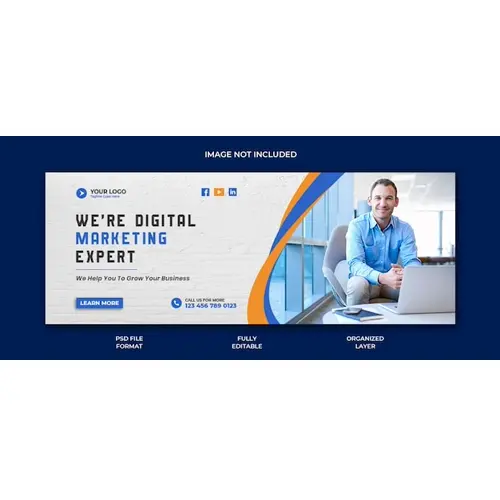Digital Marketing agency facebook cover post or corporate social media web banner design premium psd