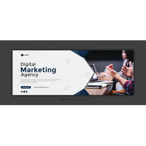 Digital Marketing Agency Facebook Cover Template Design