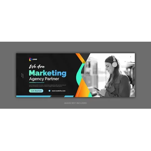Digital Marketing Agency Facebook Cover Template Design