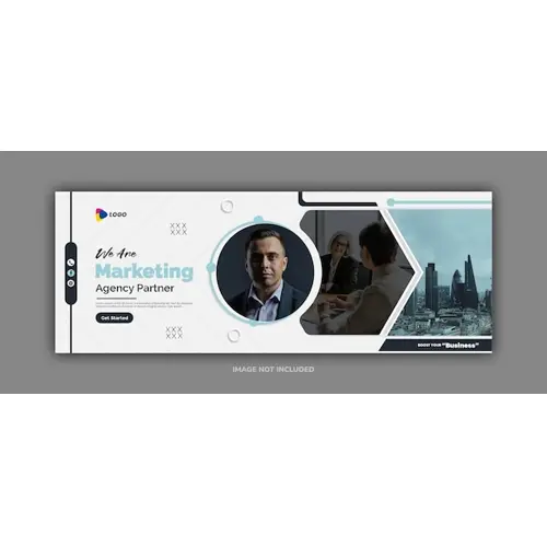 Digital Marketing Agency Facebook Cover Template Design