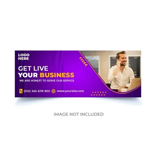 Digital Marketing Agency Facebook Cover Template Photoshop Design