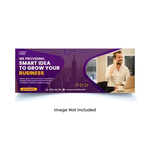 Digital Marketing Agency Facebook Cover Template Photoshop Design