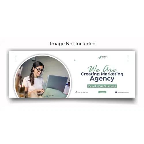 Digital marketing agency facebook cover and web banner template design