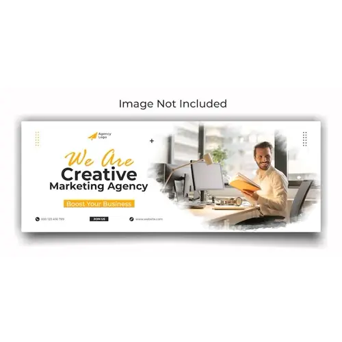 Digital marketing agency facebook cover and web banner template design