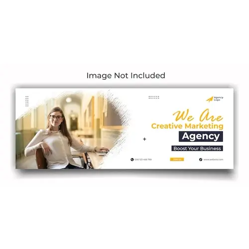 Digital marketing agency facebook cover and web banner template design