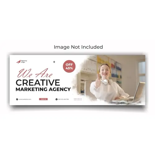 Digital marketing agency facebook cover and web banner template design