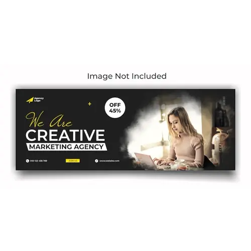 Digital marketing agency facebook cover and web banner template design