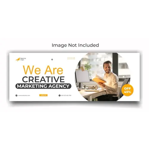 Digital marketing agency facebook cover and web banner template design