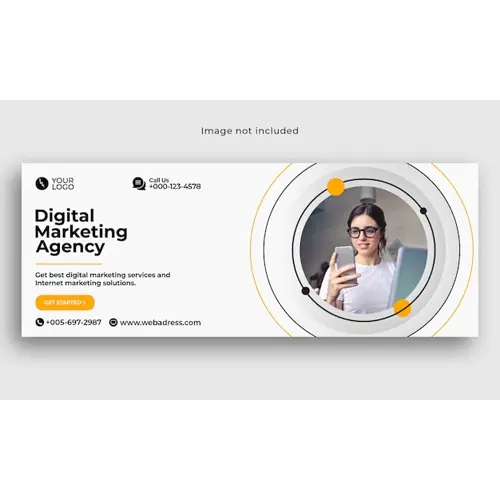 Digital marketing business facebook cover template