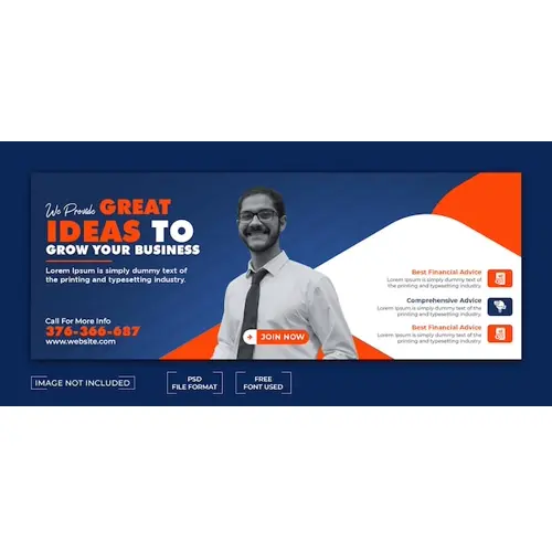 Digital marketing business social media Facebook cover design