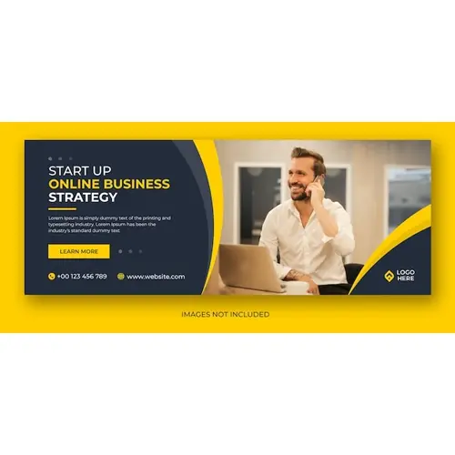 Digital Marketing and corporate banner social media facebook cover tempate