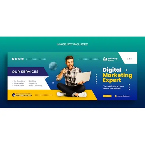 Digital marketing and corporate business agency Facebook cover or social media post template