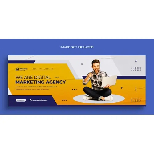 Digital marketing and corporate business agency Facebook cover or social media post template