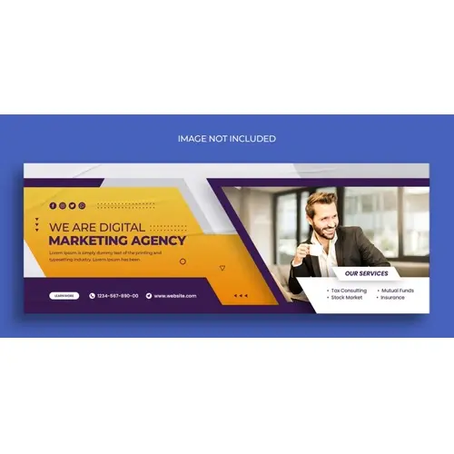 Digital marketing and corporate business agency Facebook cover or social media post template