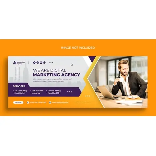 Digital marketing and corporate business agency facebook cover or social media post template