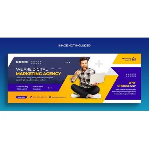 Digital marketing and corporate business agency facebook cover or social media post template