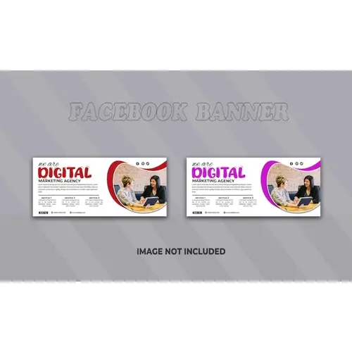 Digital marketing and corporate business Facebook cover template design