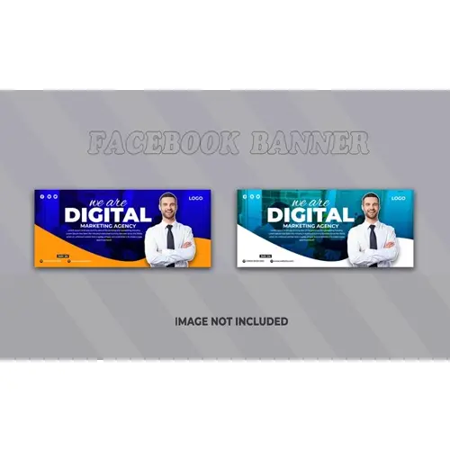 Digital marketing and corporate business Facebook cover template