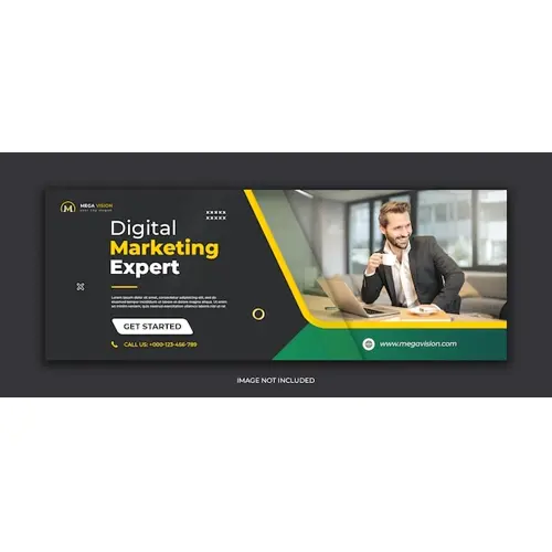 Digital marketing corporate facebook cover template