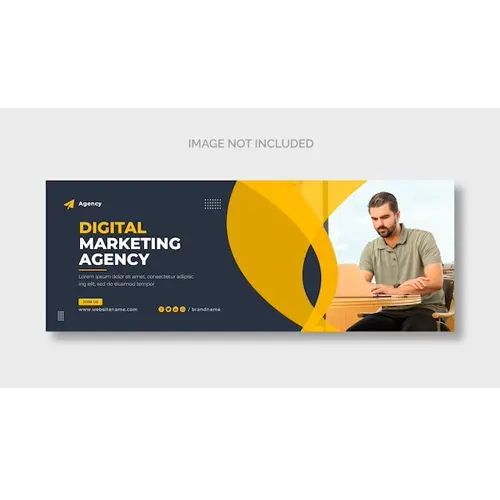 Digital marketing corporate facebook cover template
