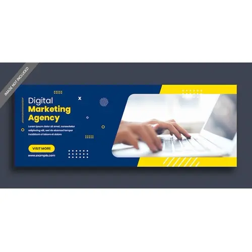 Digital marketing corporate facebook cover template
