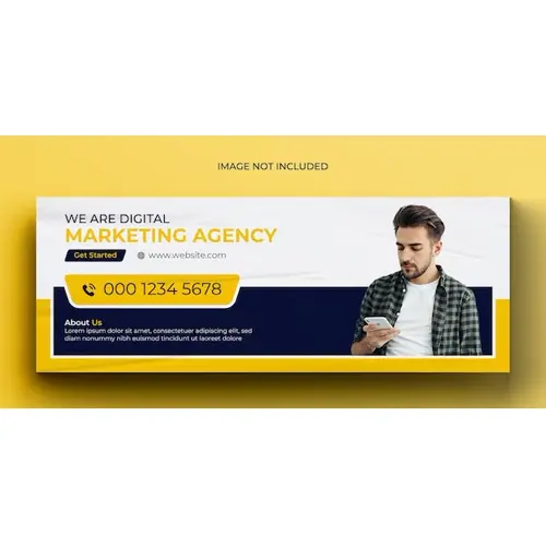 Digital marketing corporate facebook cover template