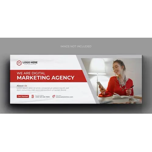 Digital marketing corporate facebook cover template