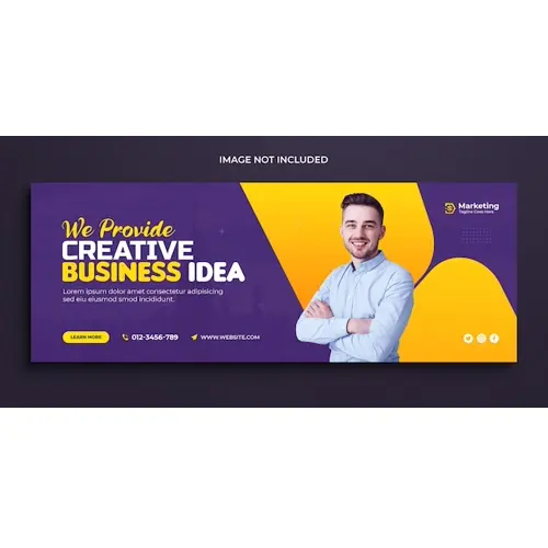 Digital marketing corporate facebook cover timeline web banner and social media cover templatete