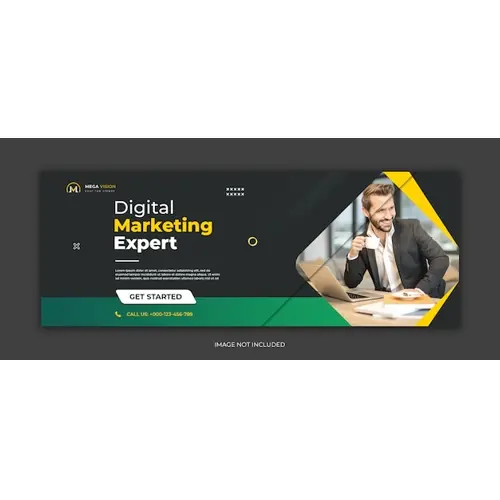 Digital marketing corporate facebook social media banner template